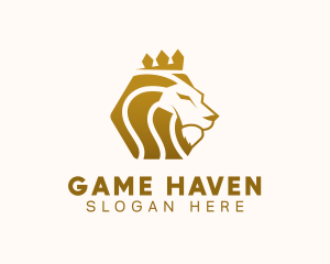 Sovereign - King Monarch Lion logo design