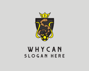 Snake Crown Football  Logo