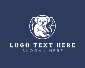 Belt Bag - Koala Bear Forest logo design