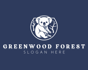 Koala Bear Forest logo design