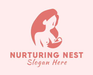 Mother & Child Breastfeed logo design