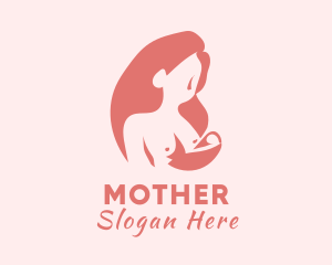 Mother & Child Breastfeed logo design