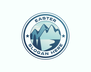 Mountain Adventure Hiking Logo