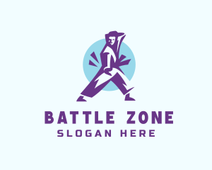 Combat - Karate Combat Fighter logo design