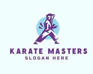 Karate - Karate Combat Fighter logo design