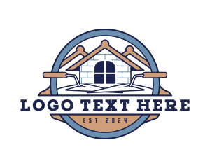 Trowel Masonry Contractor Logo