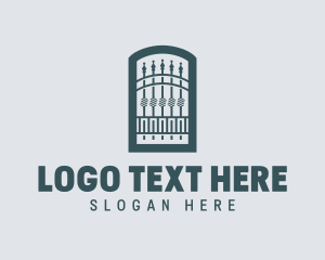 Privacy - Railing Gate Fence logo design