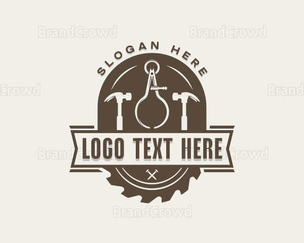 Handyman Woodwork Tools Logo