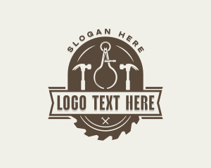 Craft - Handyman Woodwork Tools logo design