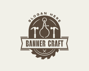 Handyman Woodwork Tools logo design