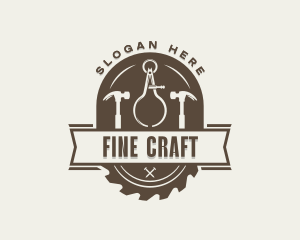 Handyman Woodwork Tools logo design