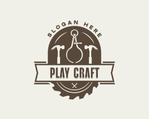 Handyman Woodwork Tools logo design