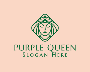 Beautiful Queen Woman logo design