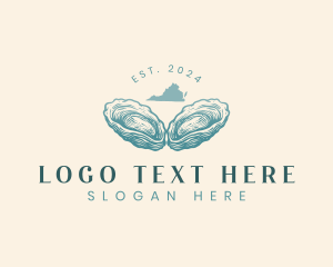 Vintage - Oysters Cuisine Virginia logo design