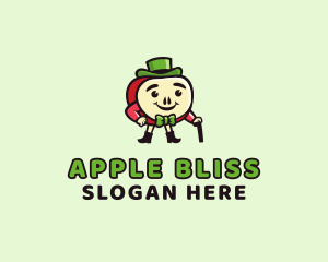 Apple Gentleman Hatter logo design