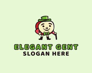 Apple Gentleman Hatter logo design