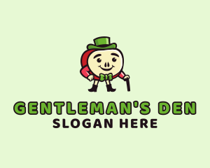 Apple Gentleman Hatter logo design