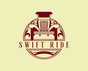 Taxi - Retro Car Vehicle logo design