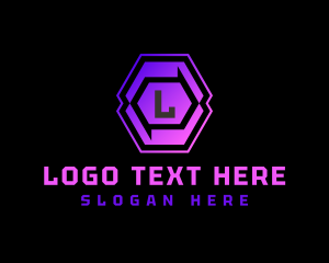 Futuristic - Modern Tech Software logo design
