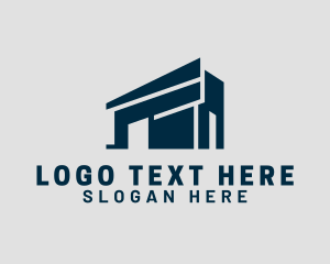 Stockroom - Warehouse Depot Building logo design