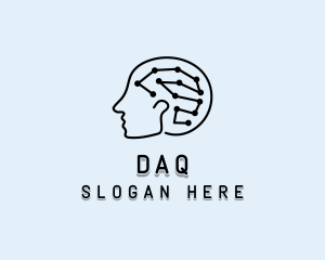 Circuitry - AI Digital Brain Software logo design