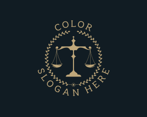 Legal Justice Scale Logo