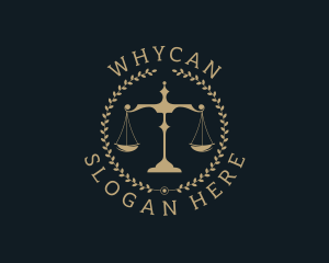 Legal Justice Scale Logo