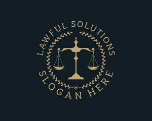 Legal - Legal Justice Scale logo design