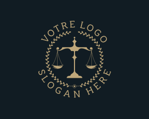 Scales Of Justice - Legal Justice Scale logo design