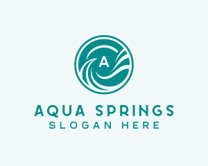 Surfing Waves Resort logo design