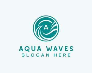 Surfing Waves Resort logo design