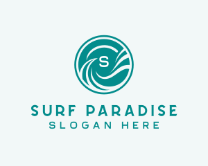 Surf - Surfing Waves Resort logo design