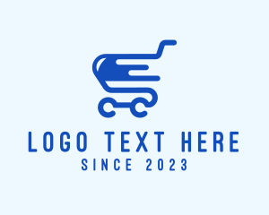 Convenience Store - Fast Shopping Cart logo design