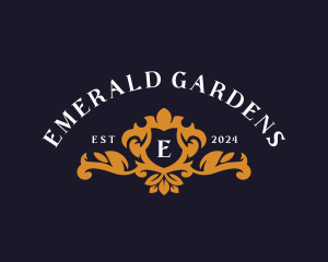 Luxury Garden Event logo design