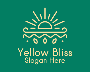 Yellow - Yellow Sun Nature Organics logo design