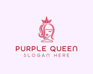 Grape Winery Queen  logo design