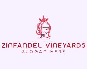 Grape Winery Queen  logo design