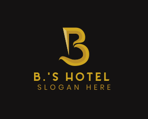 Golden Boutique Hotel logo design