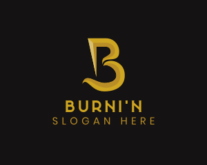 Golden Boutique Hotel logo design