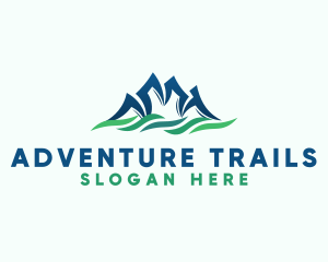 Mountain Nature Travel logo design