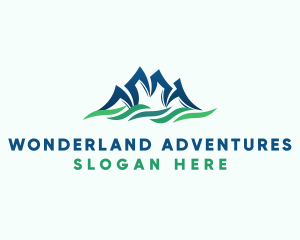 Mountain Nature Travel logo design