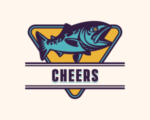 Fisheries Angler Fisherman Logo