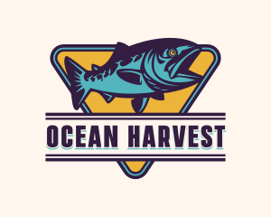 Fisheries Angler Fisherman logo design