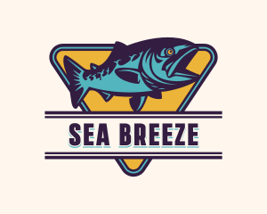 Fisheries Angler Fisherman logo design