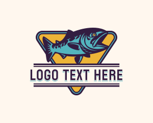 Marina - Fisheries Angler Fisherman logo design