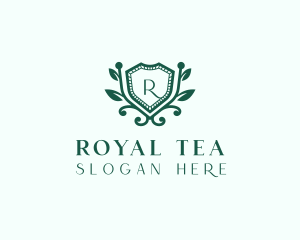 Royal Wreath Shield logo design