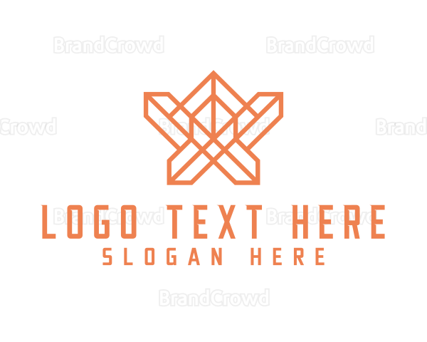 Abstract Geometric Structure Logo