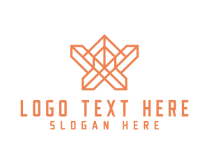 Game Developer - Abstract Geometric Structure logo design