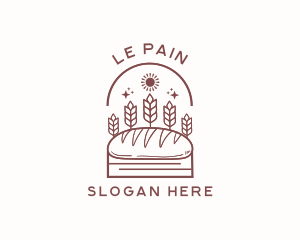 Boulangerie - Wheat Bread Cafe logo design