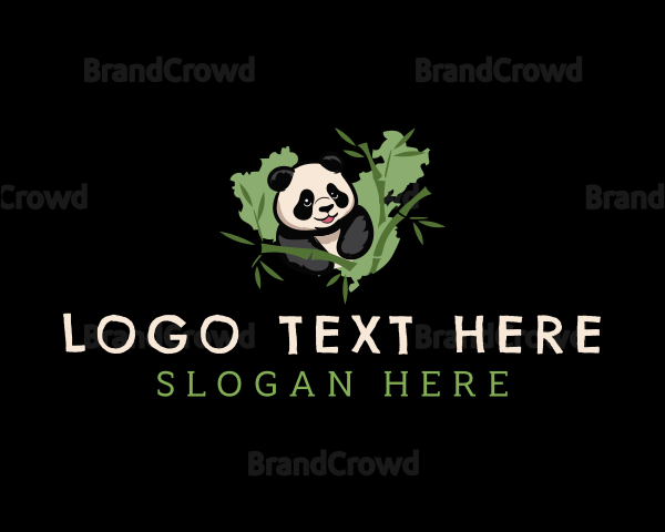 China Panda Bamboo Logo